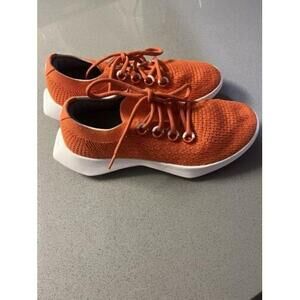 ALLBIRDS TREE DASHER 2 RAD RUST ORANGE SHOES LACE ATHLETIC MENS SIZE 10